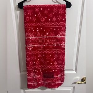 Victoria's Secret Festive Red Snowflake Throw
